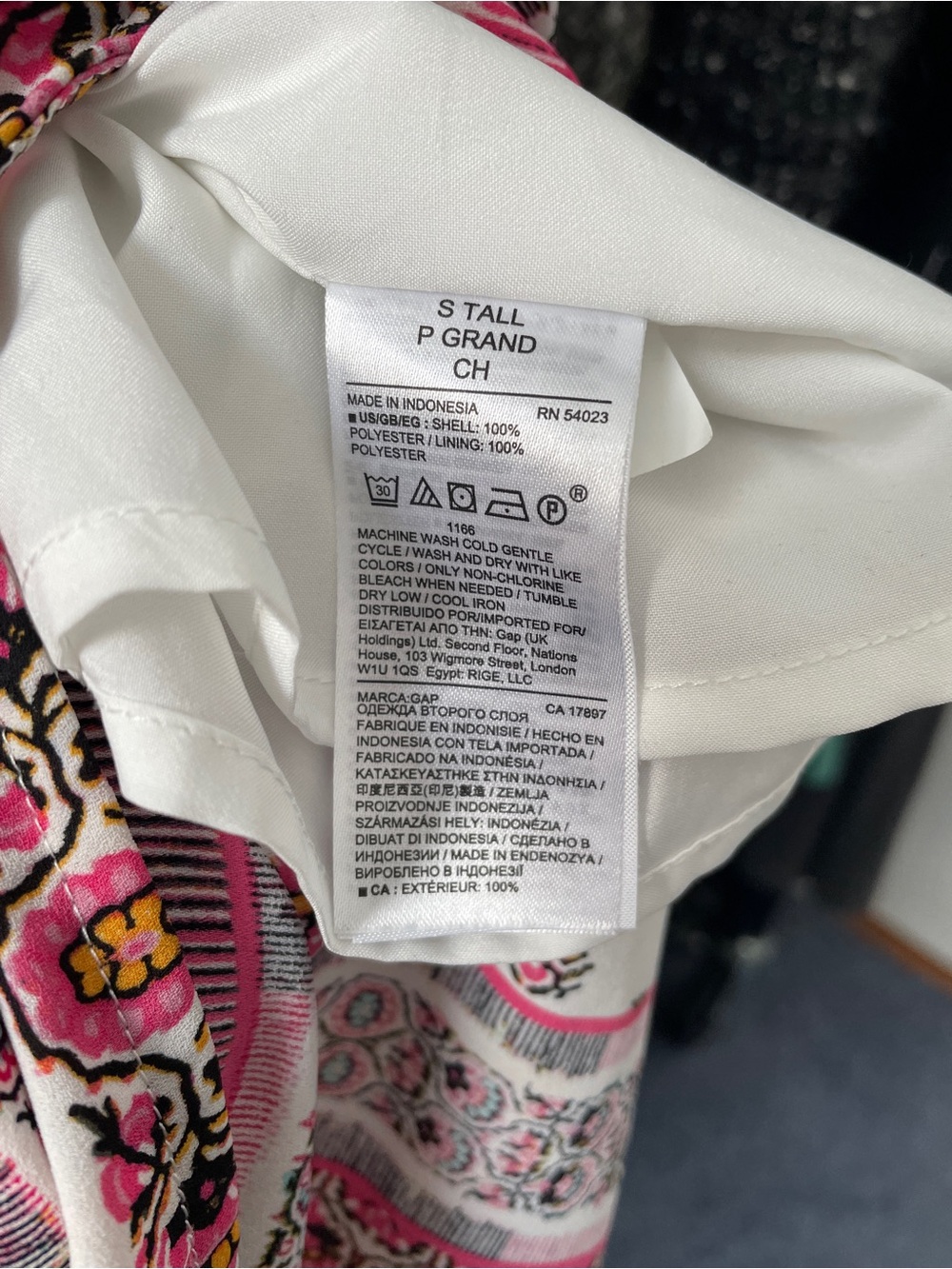 Gap Boho Maxi Dress S Tall - Picture 4 of 5